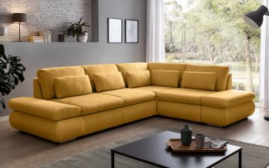 Extendable corner sofa Delmar Extendable sofa